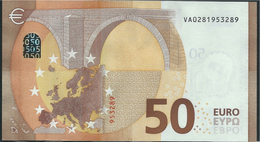 50 EURO SPAIN  VA V001   - DRAGHI   UNC - 50 Euro