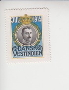 Deens West Indië Kerstvignet A-cataloog: AFA Julemaerker Jaar 1915 * Waarde 100,00 DKK - Deens West-Indië