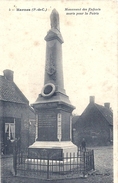 PAS DE CALAIS - 62 - HARNES - Monument Aux Morts - Harnes