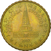 Slovénie, 10 Euro Cent, 2007, SUP, Laiton, KM:71 - Slovénie