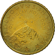 Slovénie, 50 Euro Cent, 2007, SUP, Laiton, KM:73 - Slovenië