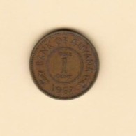 GUYANA  1 CENT 1967 (KM # 31) - Guyana