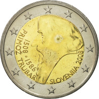 Slovénie, 2 Euro, Primoz Trubar, 2008, SPL, Bi-Metallic, KM:80 - Slowenien