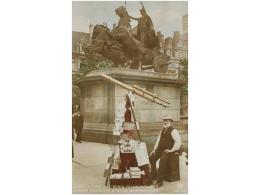 1900 Ca. POSTALES: (LONDRES). 7 POSTALES FOTOGRAFIAS DE LONDRES, ESCENAS COSTUMBRISTAS.... - Unclassified