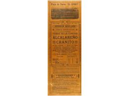 1914. CARTEL: (TAUROMAQUIA). CONJUNTO DE 2 CARTELES DE TOROS DE LA PLAZA DE TOROS DE BARCELONA... - Unclassified