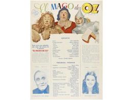 1950 Ca. FOLLETO: (CINE). EL MAGO DE OZ. Barcelona: Tip. Catalana, S.a. 4º Mayor. 2 H.... - Unclassified