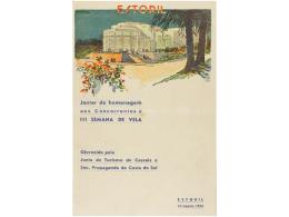 1940 Ca. COLECCIONISMO: (MENUS). LOTE DE APROX. 39 MENUS PORTUGUESES. - Unclassified