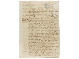 1861. MANUSCRITO: (ESCLAVITUD-CUBA). DONACIÓN DE ESCLAVOS. Documento Dado En Santiago... - Sin Clasificación