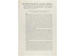 1815, 1826 Y 1847. MANUSCRITO: (RELIGION). DON LUIS DE LA LASTRA CUESTA... Habiendo Fallecido... - Sin Clasificación