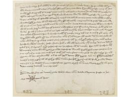 1324. MANUSCRITO: (PERGAMINO). GUILLEM DE RIBEROLA, Prior Del Monestir De Santa Maria De Chalamera... - Sin Clasificación