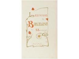 1903. LIBRO: (ARTE-BARCELONA). BASSEGODA, B.: LAS ESTATUAS DE BARCELONA. Barcelona: J.... - Ohne Zuordnung