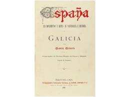 1888. LIBRO: (ARTE-GALICIA). MURGUIA, MANUEL: GALICIA. Barcelona: Est. Tip. Daniel... - Unclassified