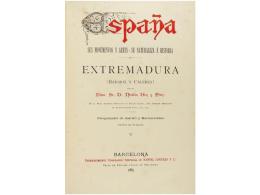 1887. LIBRO: (ARTE-EXTREMADURA). DIAZ Y PEREZ, NICOLAS: EXTREMADURA (BADAJOZ Y... - Unclassified