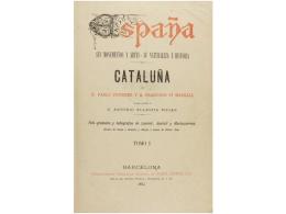 1884. LIBRO: (ARTE-CATALUNYA). PIFERRER; MARAGALL; PIJOAN:. CATALUÑA. Con Notas Y... - Unclassified