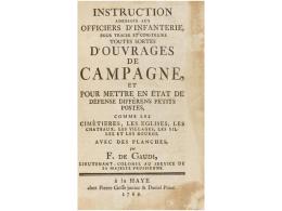 1768. LIBRO: (MILITARIA). GAUDI, F. DE: INSTRUCTION ADRESSEE AUX OFFICIERS... - Sin Clasificación