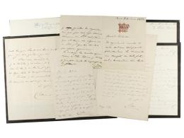 1870-1888. MANUSCRITO: (FIRMA REAL). CONJUNTO DE 23 CARTAS MANUSCRITAS POR EL REY CONSORTE... - Unclassified