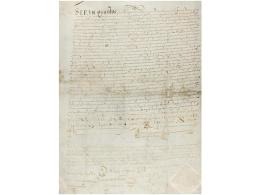 1590. MANUSCRITO: (VITORIA, ALAVA). RETANA, DIEGO DE: CARTA DE PODER DE DIEGO DE... - Sin Clasificación