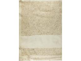 1536. MANUSCRITO: (VILANOVA DE PALAFOLLS). 1536. [Vilanova De Palafolls (Malgrat De Mar)] Venta De... - Ohne Zuordnung