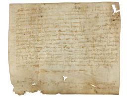 1262. MANUSCRITO: (VALLES-CASTELLAR DEL VALLES). DOLÇA ANDREU RENUNCIA A FAVOR DE SU... - Sin Clasificación