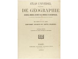 1863. LIBRO: (ATLAS). DRIOUX ET CH. LEROY, MM.: ATLAS UNIVERSEL ET CLASSIQUE DE... - Unclassified