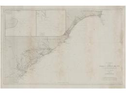 1868. MAPA: (CARTA NAUTICA-EE.UU.). AMERICA SEPTENTRIONAL. COSTA ESTE. HOJA III GEORGIA Y CAROLINA... - Sin Clasificación