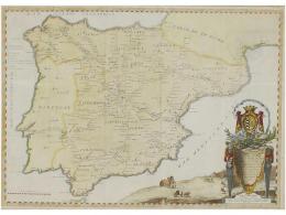 1804. MAPA: (ESPAÑA-MAPA DE POSTAS). ESPINALT Y GARCIA, BERNARDO: MAPA DE LAS... - Unclassified