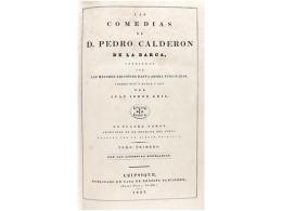 1827. LIBRO: (LITERATURA CASTELLANA). CALDERON DE LA BARCA; KEIL, JUAN JORGE: LAS COMEDIAS... - Zonder Classificatie