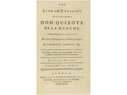 1749. LIBRO: (CERVANTINA). CERVANTES DE SAAVEDRA, MIGUEL DE: THE LIFE AND EXPLOITS OF THE... - Non Classés