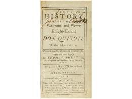 1725. LIBRO: (CERVANTINA). CERVANTES, MICHAEL: THE HISTORY OF THE VALOROUS AND WITTY... - Non Classés