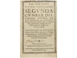 1670. LIBRO: (LITERATURA CASTELLANA). QUEVEDO Y VILLEGAS, FRANCISCO DE: LAS TRES MUSAS... - Unclassified
