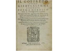 1589. LIBRO: (LITERATURA-RELIGION). TASSO, TORQUATO: IL GOFFREDO, OVERO GIERUSALEMME... - Zonder Classificatie