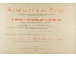 1900 Ca. LIBRO: (RELIGIÓN-PAPAS). HERGENRÖTHER: ALBUM DE LOS PAPAS CON LOS... - Zonder Classificatie