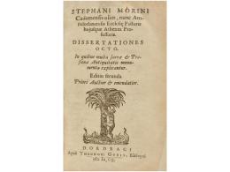 1700. LIBRO: (HUMANIDADES). MORINI, STEPHANI: STEPHANI MORINI CADOMENSIS ILUM, NUNCA... - Ohne Zuordnung