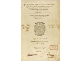 1552. LIBRO: GOMEZ, ANTONIO: OPUS PRAECLARUM & COMMENTUM SUPER LEGIBUS TAURI, EDITUM PER... - Ohne Zuordnung