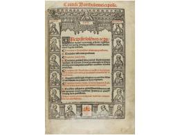 1517. LIBRO: (GÓTICO-DERECHO). CEPOLLA, BARTHOLOMEI: INCIPIUNT SOLEMNES AC... - Zonder Classificatie