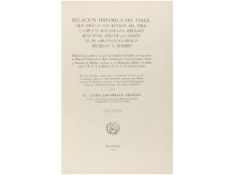 1952. LIBRO: (COLONIZACION AMERICA). RUIZ, HIPOLITO: RELACION HISTÓRICA DEL VIAGE,... - Unclassified