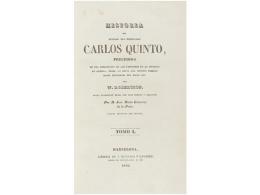 1839-1840. LIBRO: (HISTORIA). ROBERTSON, W.: HISTORIA DEL REINADO DEL EMPERADOR CARLOS... - Ohne Zuordnung