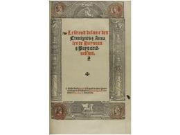 1550 Ca. LIBRO: (HISTORIA). GUISE, JAQUES DE: CHRONIQUES ET ANNALES DES NOBLES PRINCES DU... - Sin Clasificación