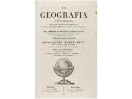 1844. LIBRO: (GEOGRAFIA). BALCO, ADRIANO; MALTE-BRUN; ERYES; HUOT; LARENAUDIERE: LA... - Zonder Classificatie