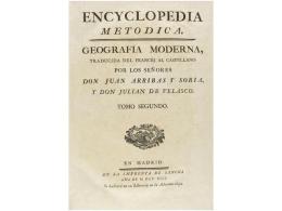 1792. LIBRO: ENCYCLOPEDIA METODICA. GEOGRAFIA MODERNA. Traducida Del Francés Al Castellano Por... - Unclassified