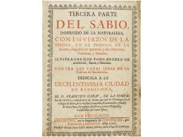 1681-1700. LIBRO: (CIENCIAS NATURALES). GRAU, FRANCISCO: EL SABIO INSTRUIDO DE LA... - Non Classés