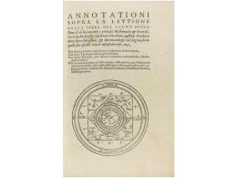 1550. LIBRO: (CIENCIAS). ANNOTATIONI SOPRA SPERA DEL SACRO BOSCO DOVE SI DICHIARANO TUTTI E... - Unclassified