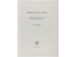 2001. LIBRO: (CAZA-BIBLIOFILIA). MARQUES DE LAULA: RIMAS DE CAZA. Recopilación,... - Non Classés