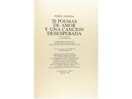 1979. LIBRO: (BIBLIOFILIA). NERUDA, PABLO: 20 POEMAS DE AMOR Y UNA CANCION DESESPERADA.... - Non Classés