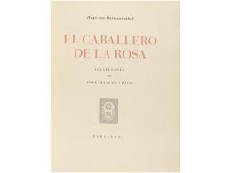 1949. LIBRO: (BIBLIOFILIA). HOFMANNSTHAL, HUGO VON: EL CABALLERO DE LA ROSA. AGUAFUERTES DE... - Zonder Classificatie