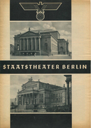 Staatstheater Berlin - Spielzeit 1935/36 - 3 Doppelseiten DINA4-Format mit Vielen Abbildungen - Anni Konetzni Karl Hamme - Theater & Drehbücher