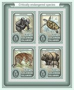 Solomon Islands. 2017 Endangered Species. (116a) - Gorillas