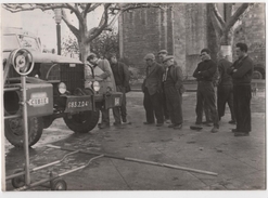 Photo Originale Forcalquier Inspection Contrôle D'un Camion - Automobile