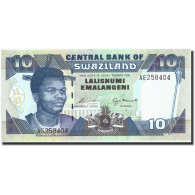 Billet, Swaziland, 10 Emalangeni, Undated 1995, Undated 1995, KM:24a, NEUF - Swaziland