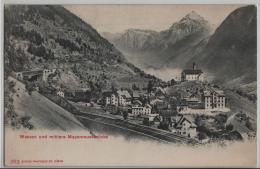 Wassen Und Mittlere Mayenreussbrücke - Photoglob No. 362 - Wassen